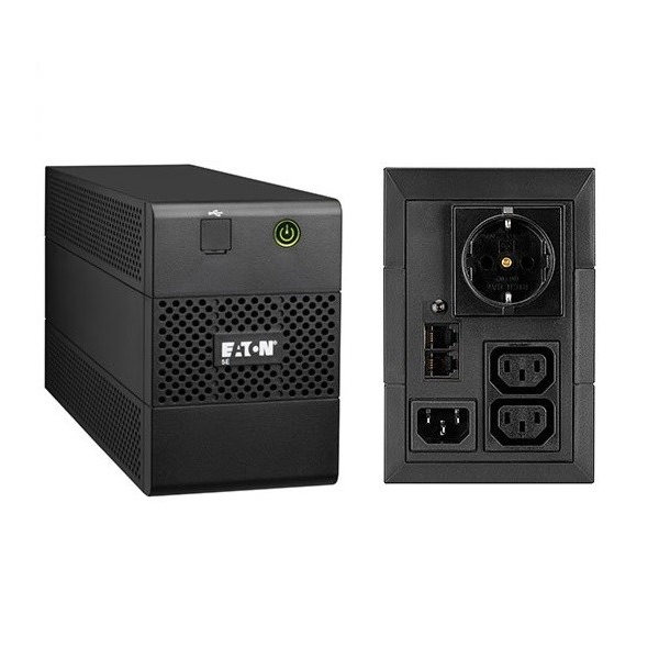 უწყვეტი კვების წყარო  Eaton 5E 850VA USB DIN 230V Black