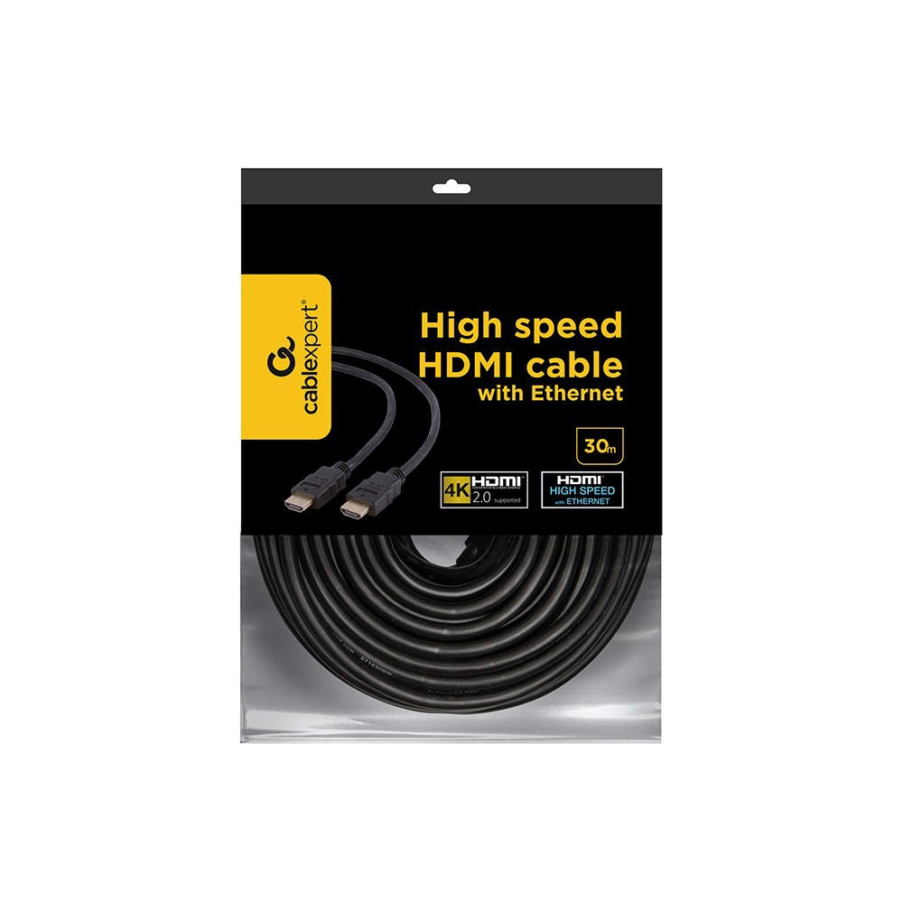 HDMI კაბელი Gembird CC-HDMI4-30M HDMI to HDMI 30m Black