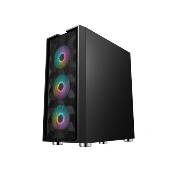 ქეისი Golden Field 8706B ATX Case 4x120mm Fixed Color Fan USB 3.0 Black