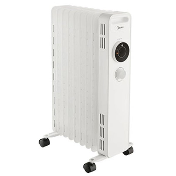 ზეთის რადიატორი Midea NY2311-20M, 2300W, Oil Radiator, White