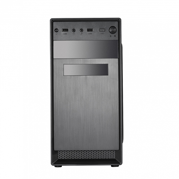 CROWN MICRO CMC-4210 Case Mini-ATX, 2xUSB 2.0 With Power Supply CM-PS500W, Black