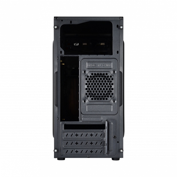 CROWN MICRO CMC-4210 Case Mini-ATX, 2xUSB 2.0 With Power Supply CM-PS500W, Black