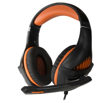 ყურსასმენი Crown Micro CMGH-2003 Gaming Headphone 3.5 Mini Jack, 3.2m, Orange