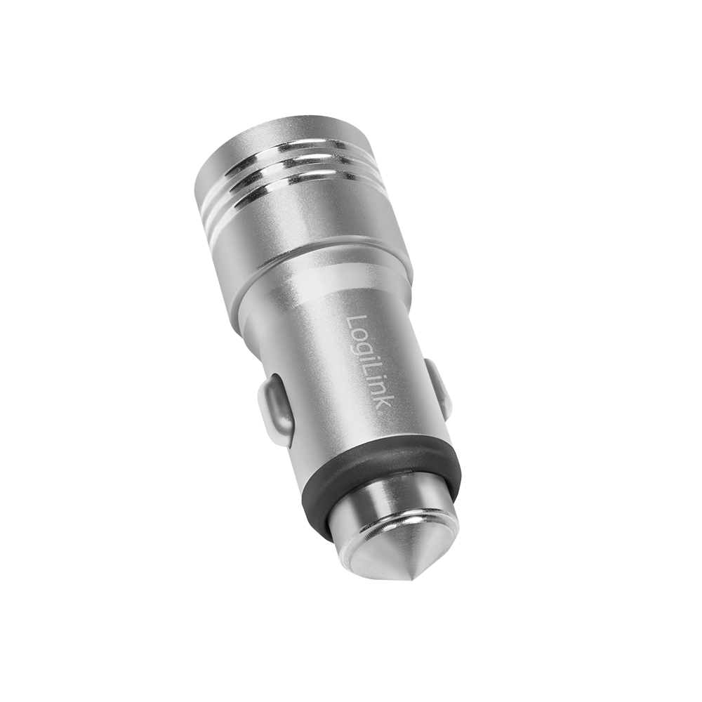 მანქანის დამტენი Logilink PA0228 USB Car Charger 2 Port 10.5W Silver