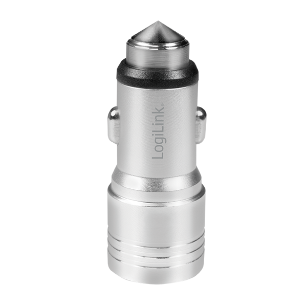 მანქანის დამტენი Logilink PA0228 USB Car Charger 2 Port 10.5W Silver