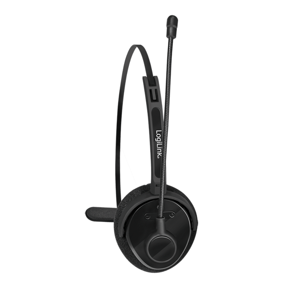 ყურსასმენი Logilink BT0027, Wireless, Bluetooth mono headset, microphone, Black
