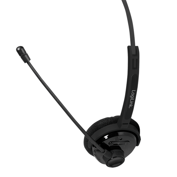 ყურსასმენი Logilink BT0027, Wireless, Bluetooth mono headset, microphone, Black