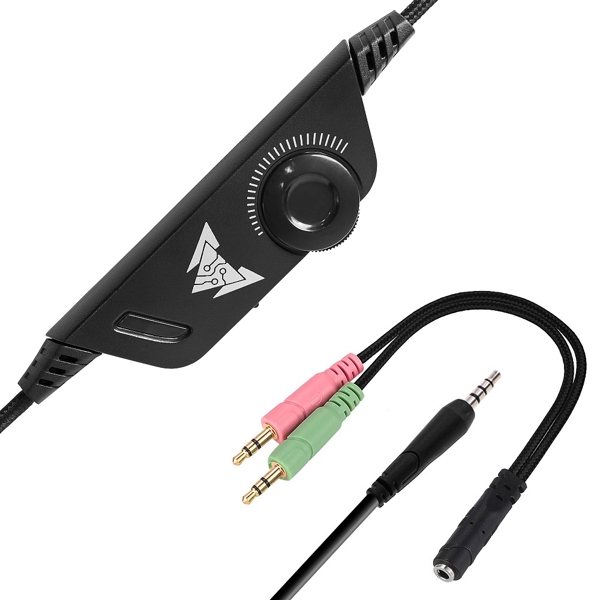 ყურსასმენი Crown Micro CMGH-2002 Gaming, 3.5mm, Cable 3.2m Green