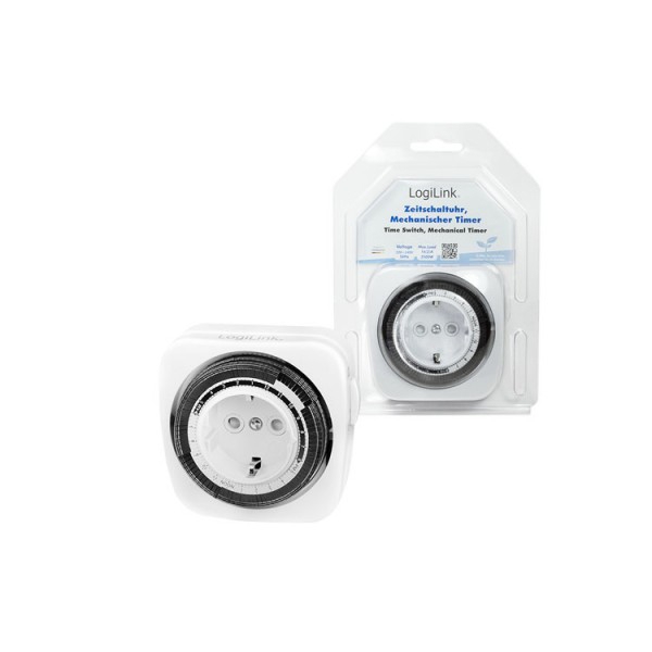 ადაპტერი Logilink ET0011 Indoor Mechanical Timer White