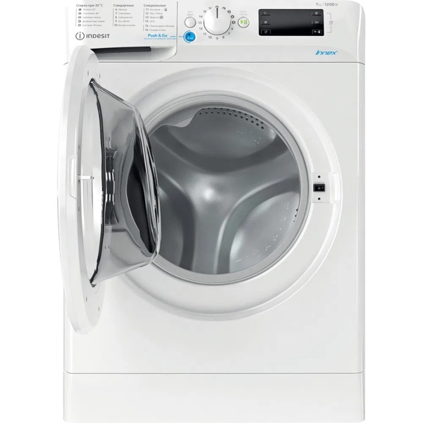 სარეცხი მანქანა Indesit BWSE 71252 L 1, 7Kg, 1200rpm, A, 58Db, White