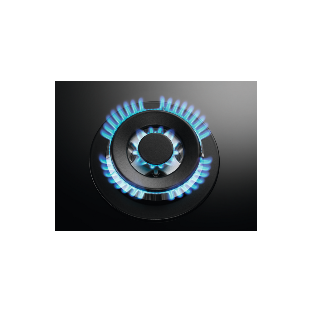ჩასაშენებელი გაზის ქურის ზედაპირი AEG HKB95450NB, Built-in Gas Cooktop, Black