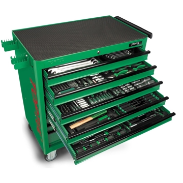 ხელსაწყოების ნაკრები Toptul GT-36001 Jumbo Tool Kit 8 Drawer 360pcs Green