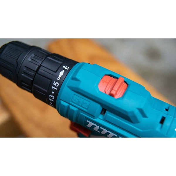 სახრახნისი Total TDLI12325 Li-Ion Cordless Drill 12v, 1.5Ah, 20Nm, Blue/Grey