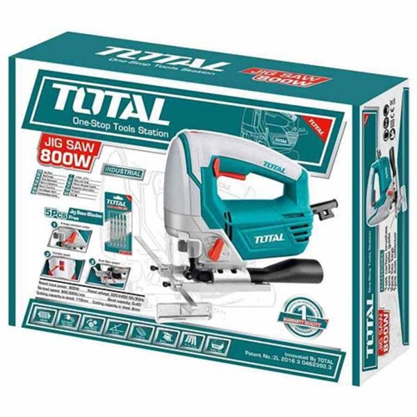 Total TS2081006 Jig Saw 800W Blue/White