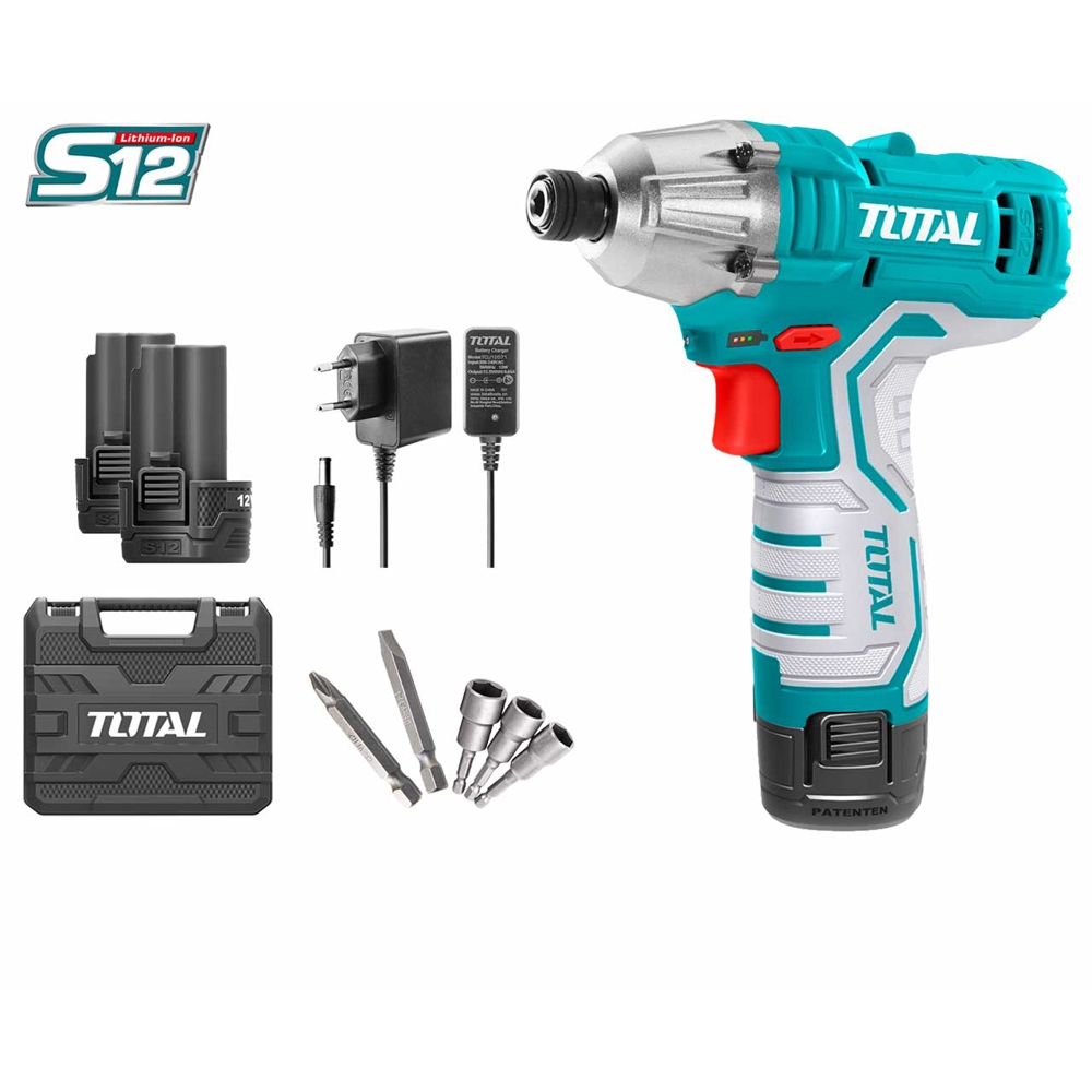 სახრახნისი Total TIRLI1201, 12V, 2000Rpm, Green