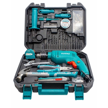 ხელსაწყოების ნაკრები Total THKTHP1152, 115 Pcs Tool Set, Blue