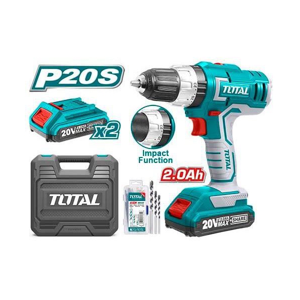 Total TIDLI200215, 20V 2.0Ah, 1500Rpm, Blue