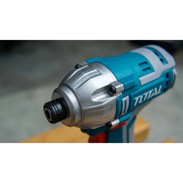 სახრახნისი Total TIRLI2002 Li-ion Cordless Impact Driver 20V, 2Ah, 170Nm, Blue/Silver