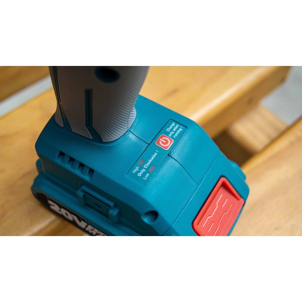 სახრახნისი Total TIRLI2002 Li-ion Cordless Impact Driver 20V, 2Ah, 170Nm, Blue/Silver