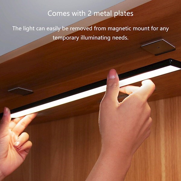 სინათლის სენსორი Yeelight A40, 2.4W, Motion Sensor Closet Light, Black