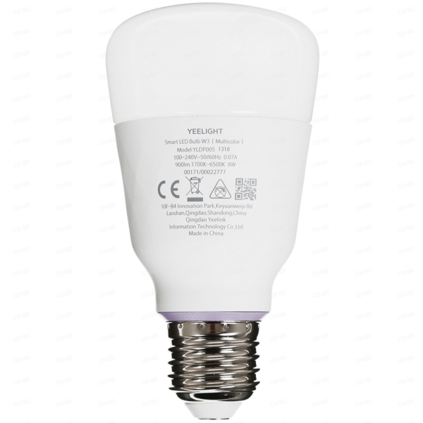 LED ნათურა Yeelight YLDP005 Smart LED Bulb W3, Multicolor