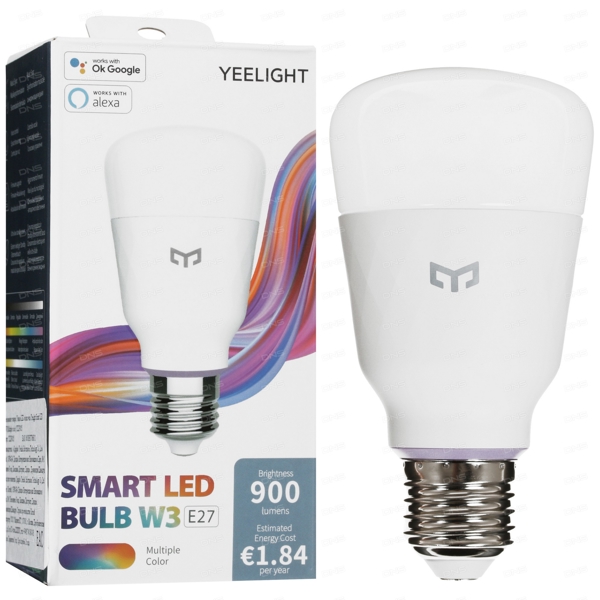 LED ნათურა Yeelight YLDP005 Smart LED Bulb W3, Multicolor