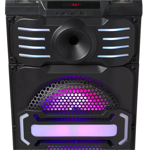 დინამიკი Denver DJS-3010, Bluetooth, USB, LED, 3.5 AUX, Black