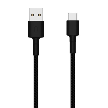 USB კაბელი Xiaomi SJV4109GL USB 2.0 Type A  to USB Type-C 1m Black