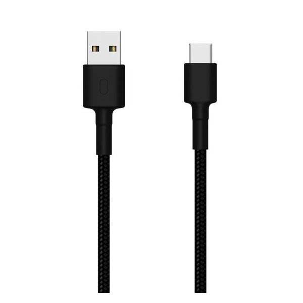 USB კაბელი Xiaomi SJV4109GL USB 2.0 Type A  to USB Type-C 1m Black