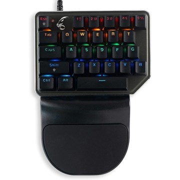 კლავიატურა MediaRange MRGS100 Mechanical Keyboard, USB, RGB, Black