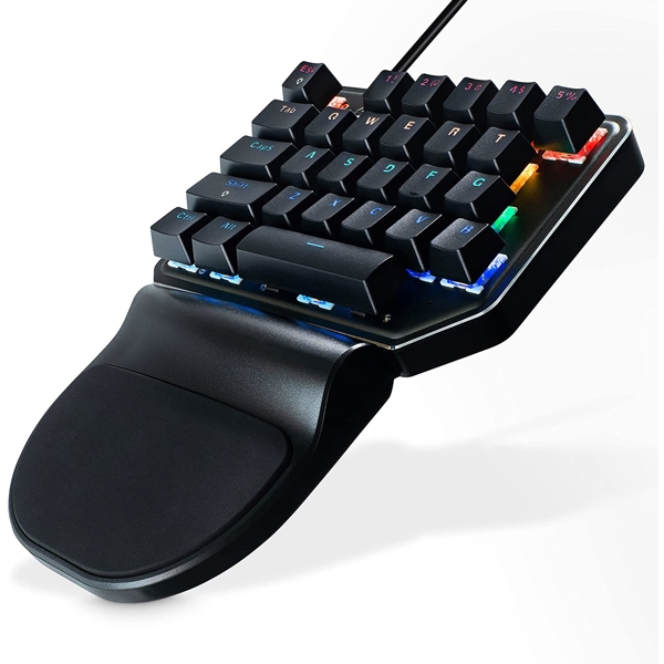 კლავიატურა MediaRange MRGS100 Mechanical Keyboard, USB, RGB, Black