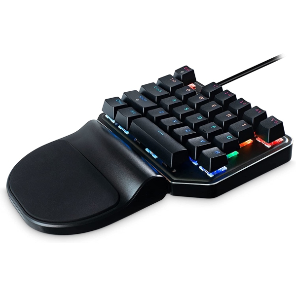 კლავიატურა MediaRange MRGS100 Mechanical Keyboard, USB, RGB, Black