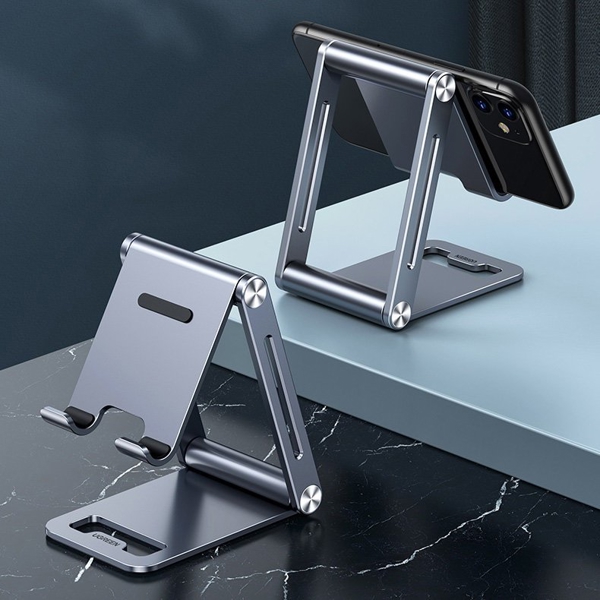 მობილურის დამჭერი UGREEN LP263 (80708), Aluminum Adjustable Desk Phone Holder, Grey