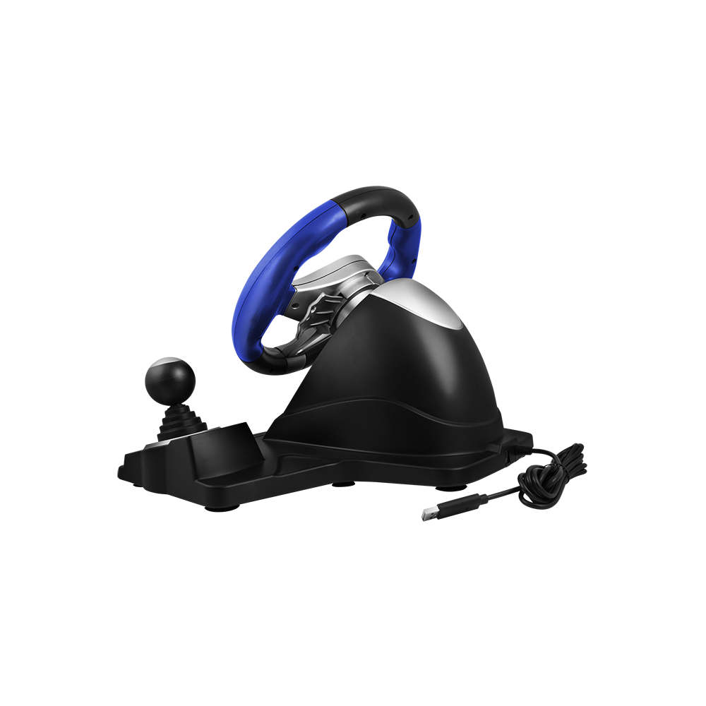 კომპიუტერული საჭე Sven GC-W600, Windows XP/Vista/7/8/10, PS3, X-Input, Black/Blue