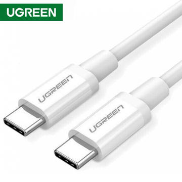 USB კაბელი UGREEN US264 (60518), 60W, Type-c to Type-c, 1m, Black