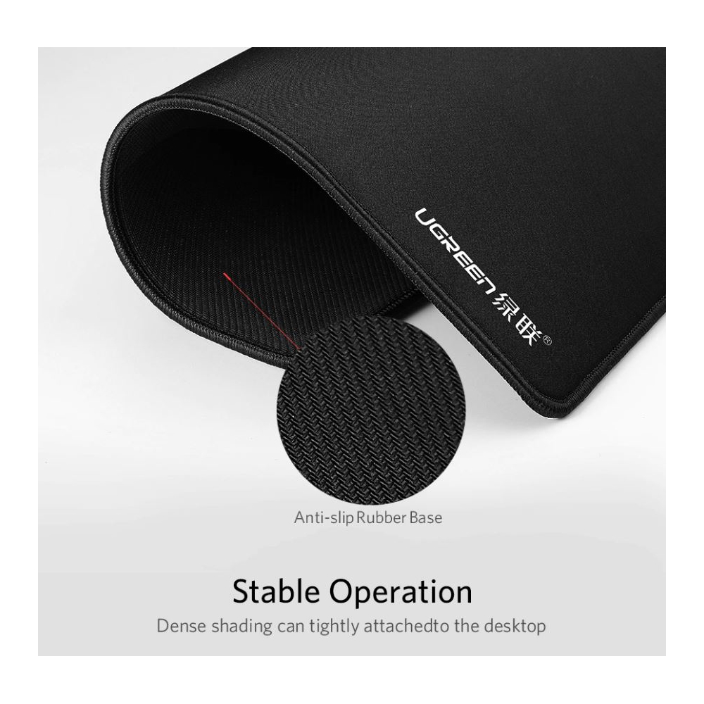მაუსის პადი UGREEN CY016, Mouse Pad, M, Black