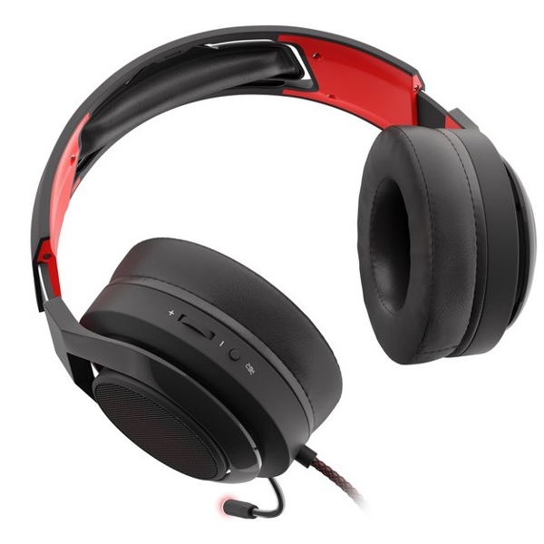  ყურსასმენი Genesis Radon 610 Gaming Headest 7.1 surround (virtual) USB Black/Red