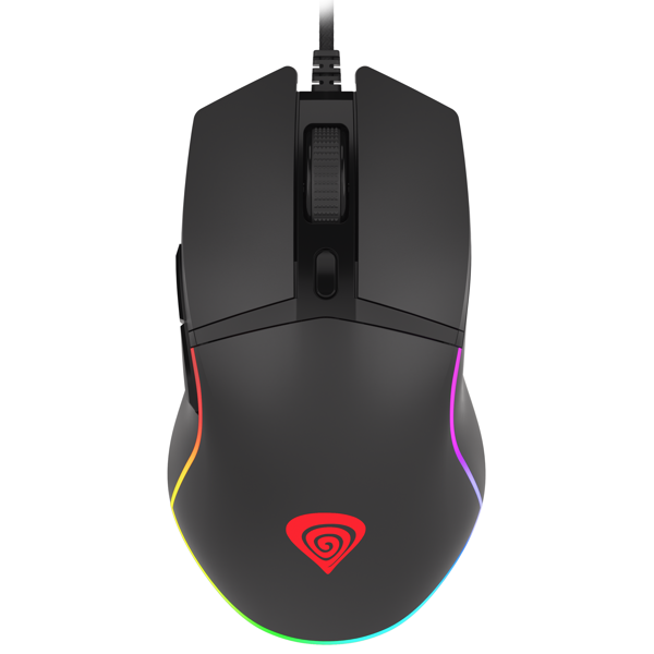 მაუსი Genesis KRYPTON 220 Gaming Optical Mouse RGB, 6400 DPI, USB, Black