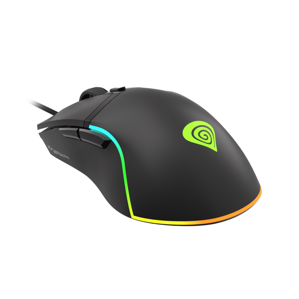 მაუსი Genesis KRYPTON 220 Gaming Optical Mouse RGB, 6400 DPI, USB, Black