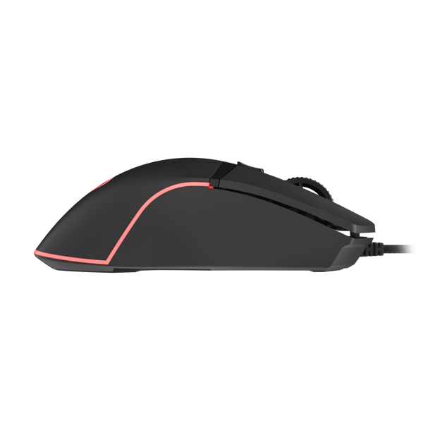 მაუსი Genesis KRYPTON 220 Gaming Optical Mouse RGB, 6400 DPI, USB, Black