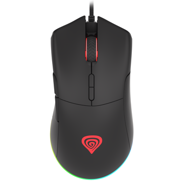 მაუსი Genesis KRYPTON 290 Gaming Optical Mouse RGB, 6400 DPI, USB-A, Black