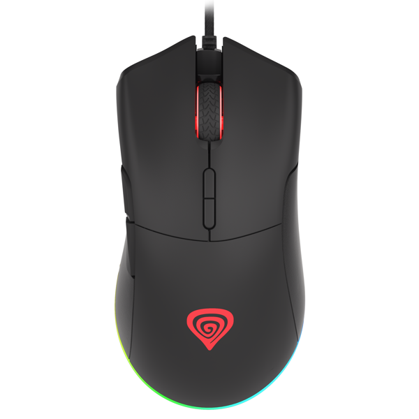 მაუსი Genesis KRYPTON 290 Gaming Optical Mouse RGB, 6400 DPI, USB-A, Black