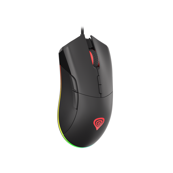 მაუსი Genesis KRYPTON 290 Gaming Optical Mouse RGB, 6400 DPI, USB-A, Black