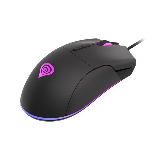 მაუსი Genesis KRYPTON 290 Gaming Optical Mouse RGB, 6400 DPI, USB-A, Black