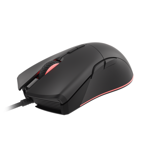 მაუსი Genesis KRYPTON 290 Gaming Optical Mouse RGB, 6400 DPI, USB-A, Black