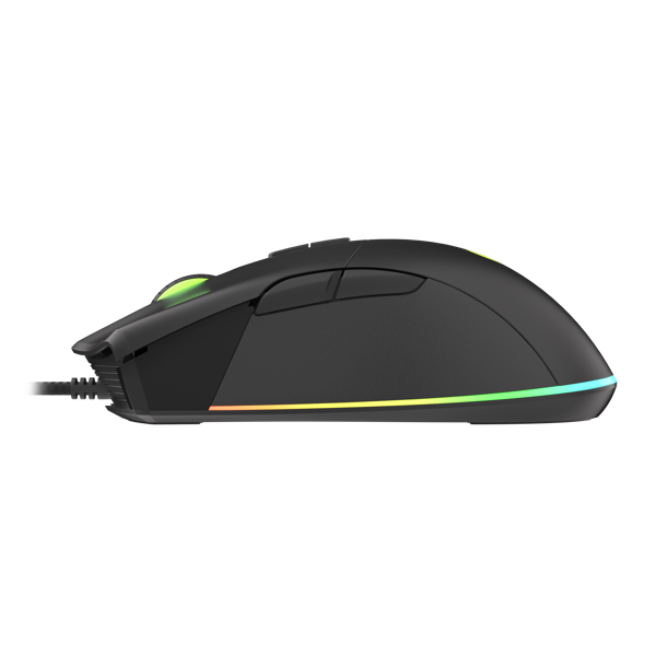 მაუსი Genesis KRYPTON 290 Gaming Optical Mouse RGB, 6400 DPI, USB-A, Black