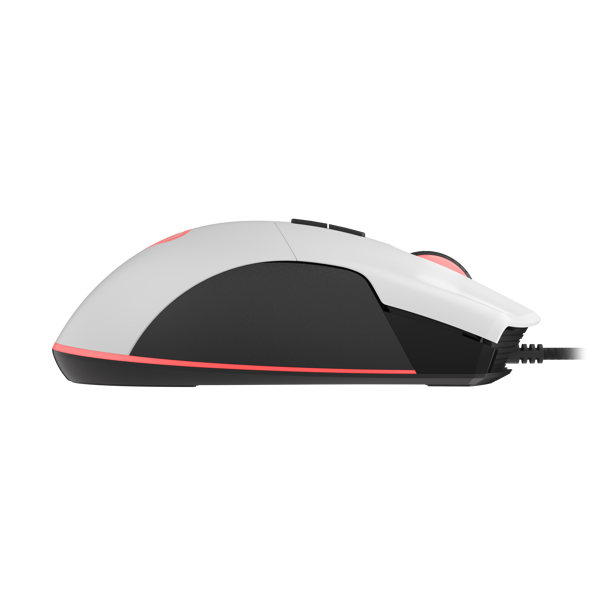 მაუსი Genesis KRYPTON 290 Gaming Optical Mouse RGB, 6400 DPI, USB-A, White 