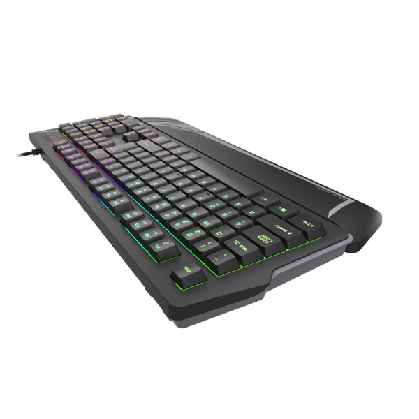  კლავიატურა Genesis RHOD 350 RU Gaming Keyboard Layout With RGB Blacklight USB Black