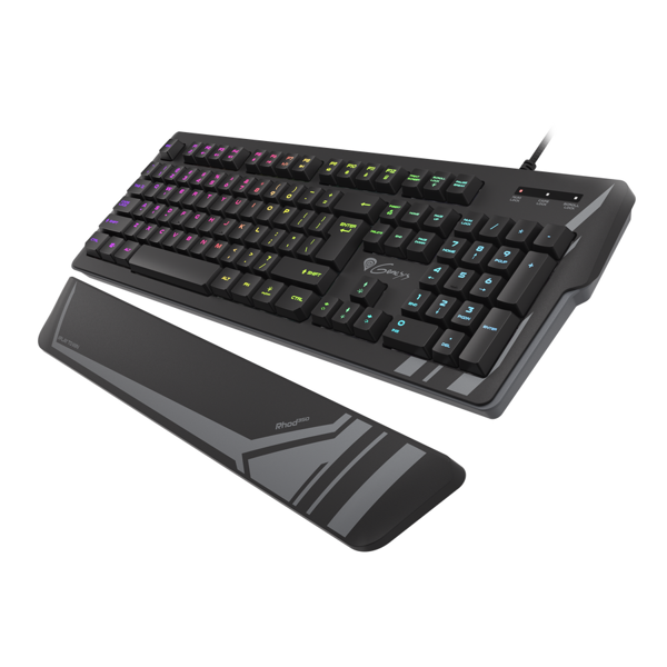  კლავიატურა Genesis RHOD 350 RU Gaming Keyboard Layout With RGB Blacklight USB Black