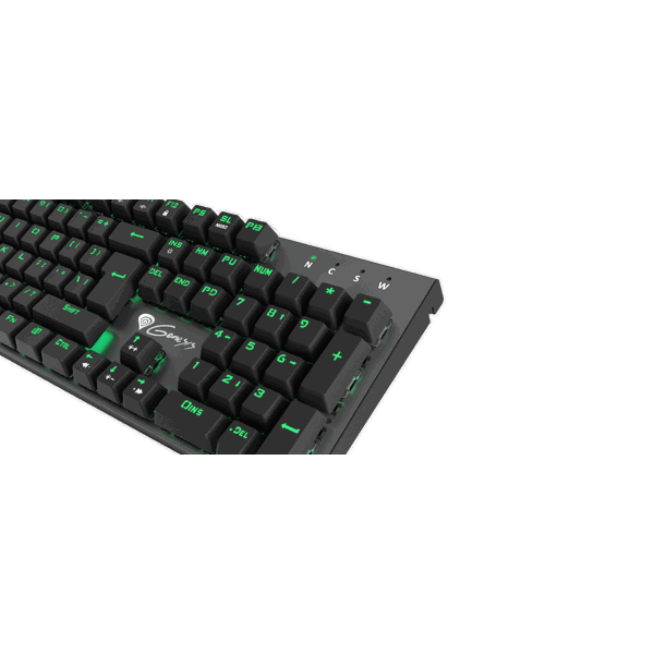 კლავიატურა Genesis THOR 300 Gaming Mechanical Keyboard, RGB Green Backlight, USB, Black